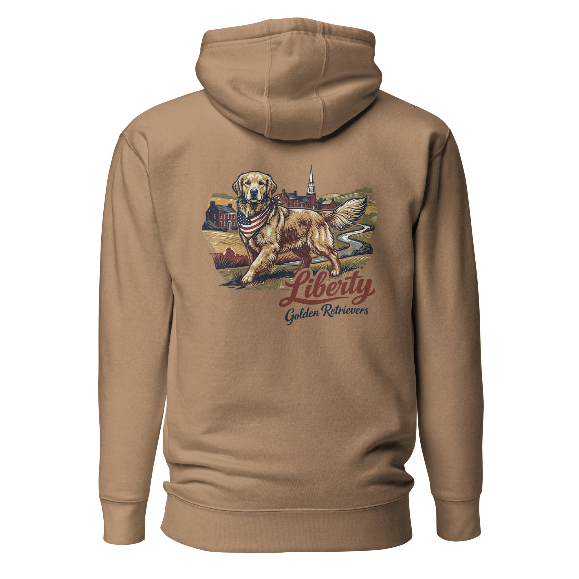 Liberty Golden Retrievers Unisex Hoodie