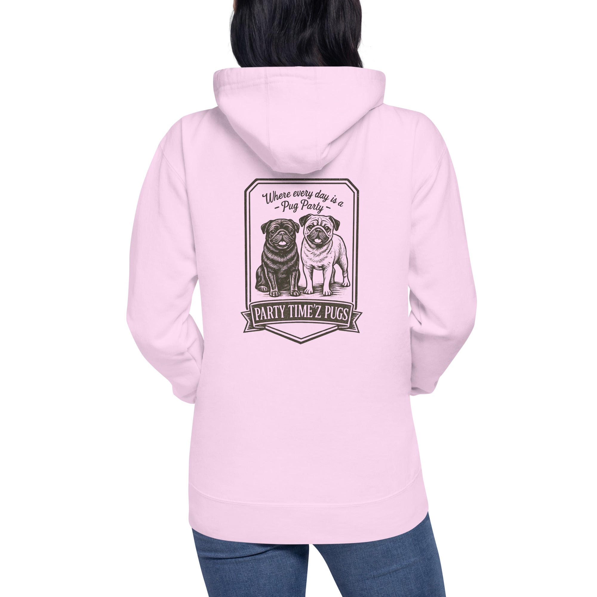 Party Time'Z Pugs Unisex Hoodie