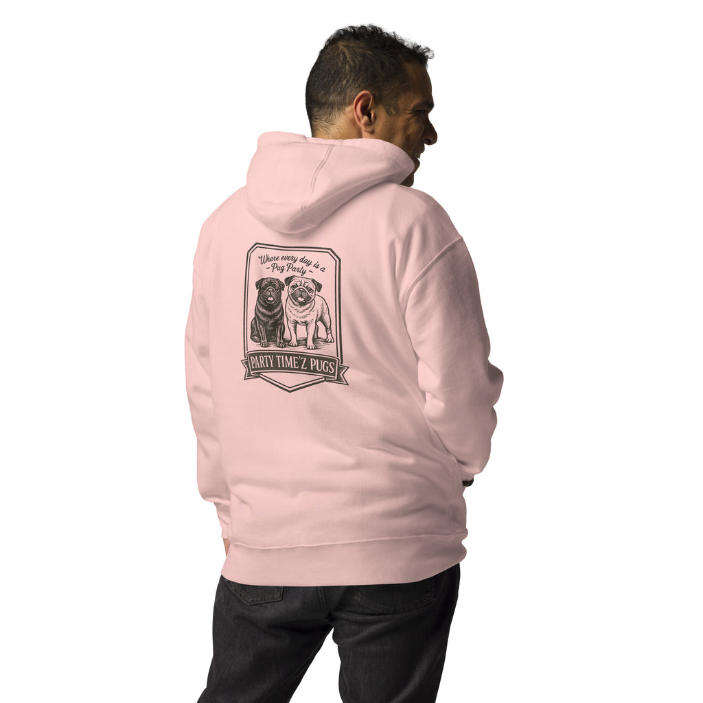 Party Time'Z Pugs Unisex Hoodie