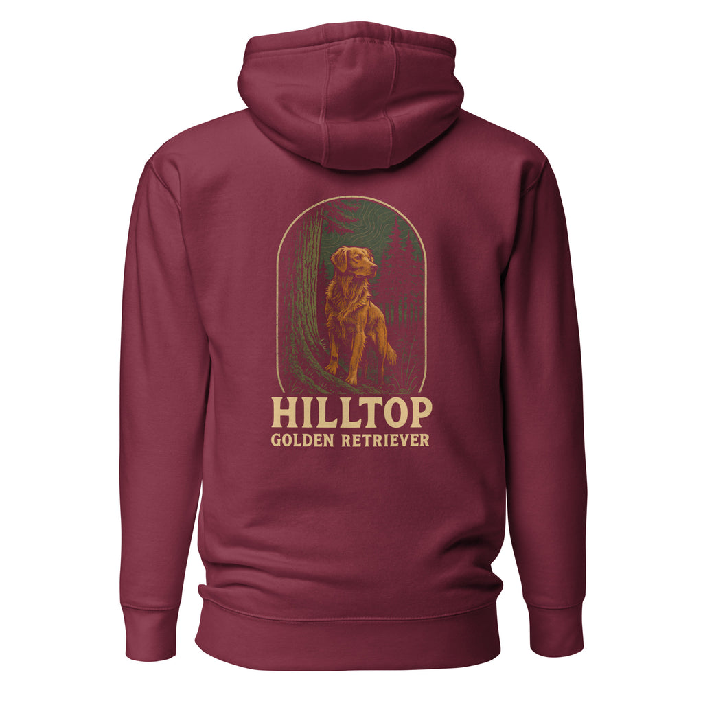Hilltop Golden Retriever Unisex Hoodie