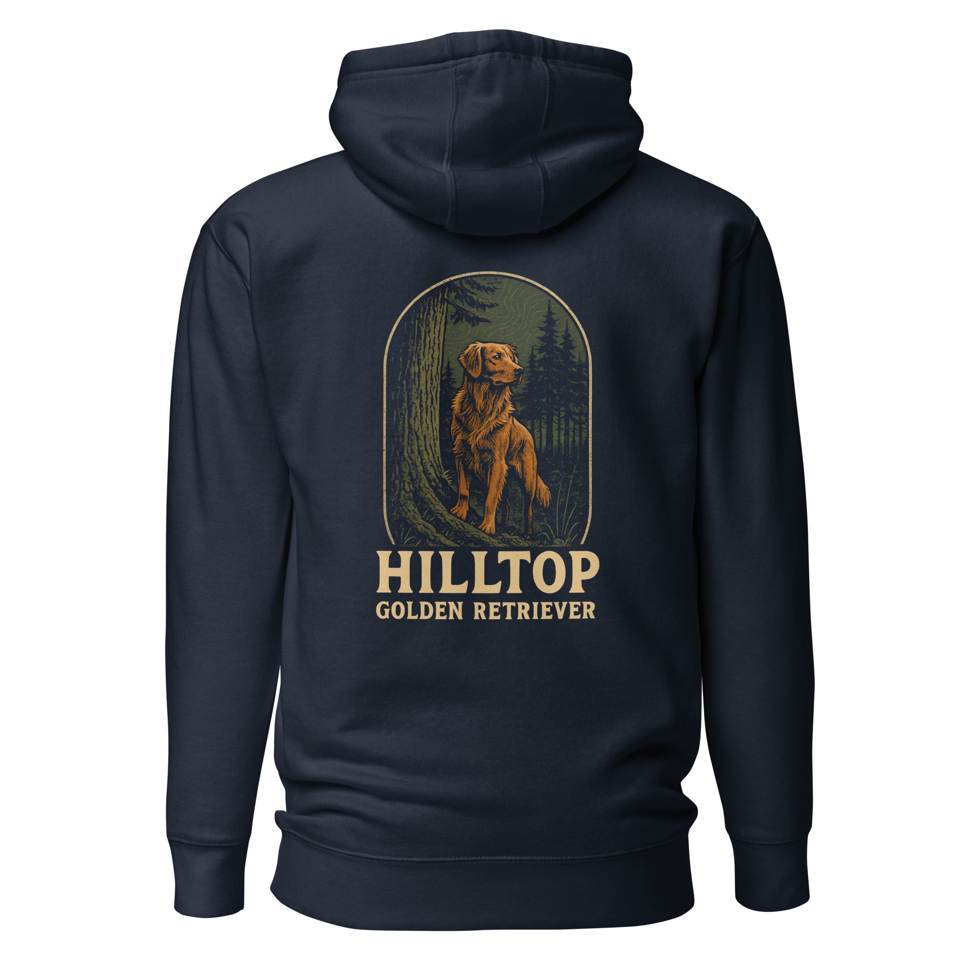 Hilltop Golden Retriever Unisex Hoodie