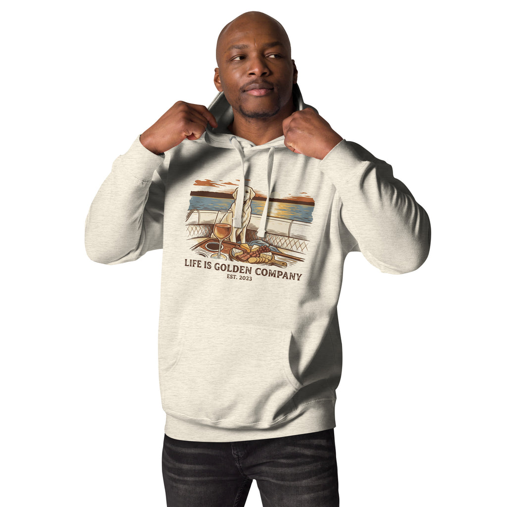 Sunset Sips and Golden Trips Unisex Hoodie