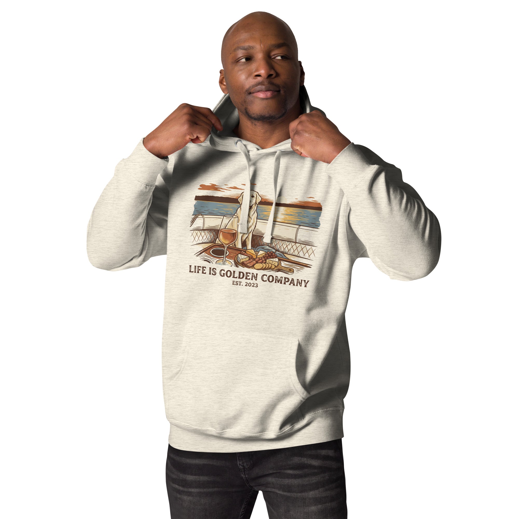 Sunset Sips and Golden Trips Unisex Hoodie