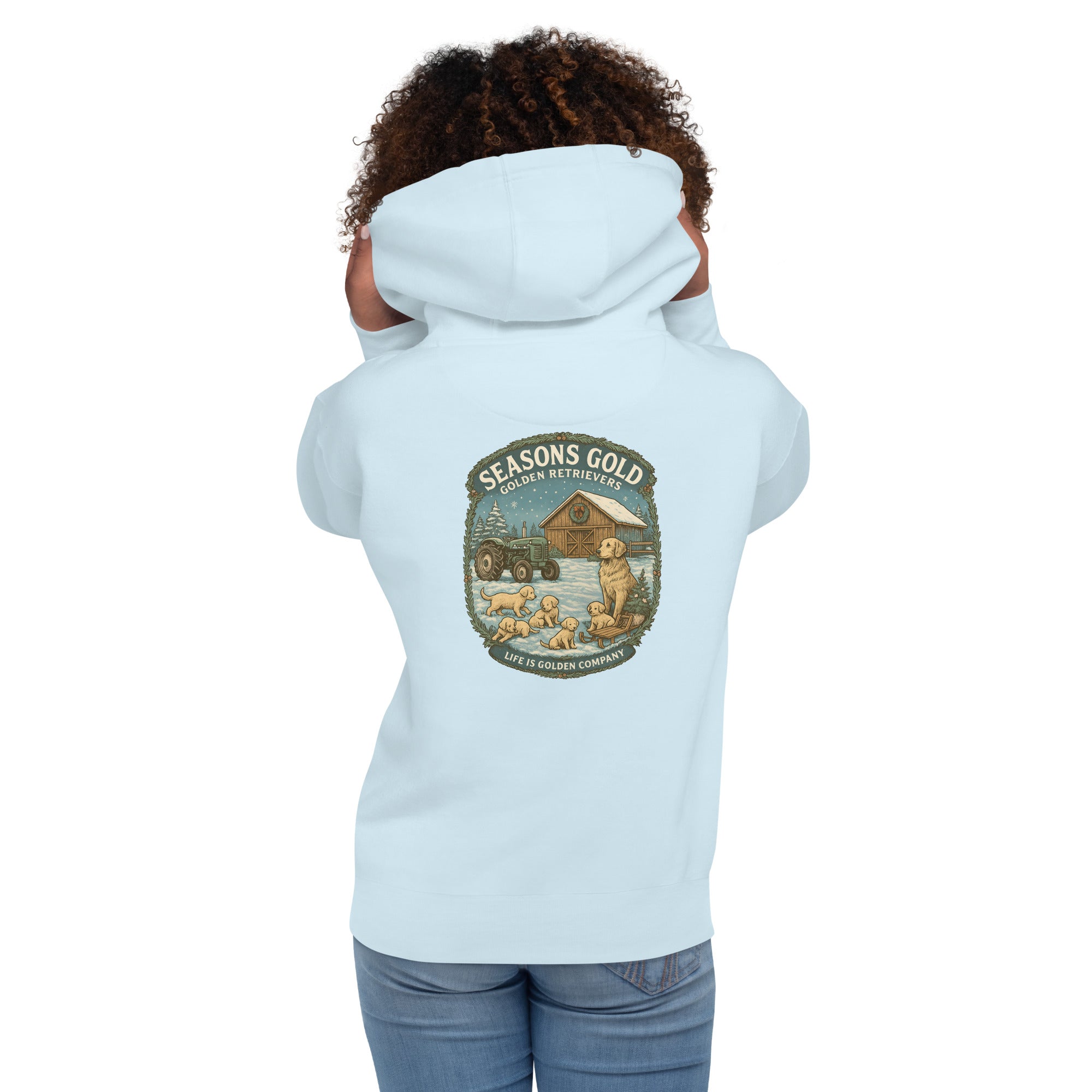 Seasons Gold Winter Unisex Hoodie