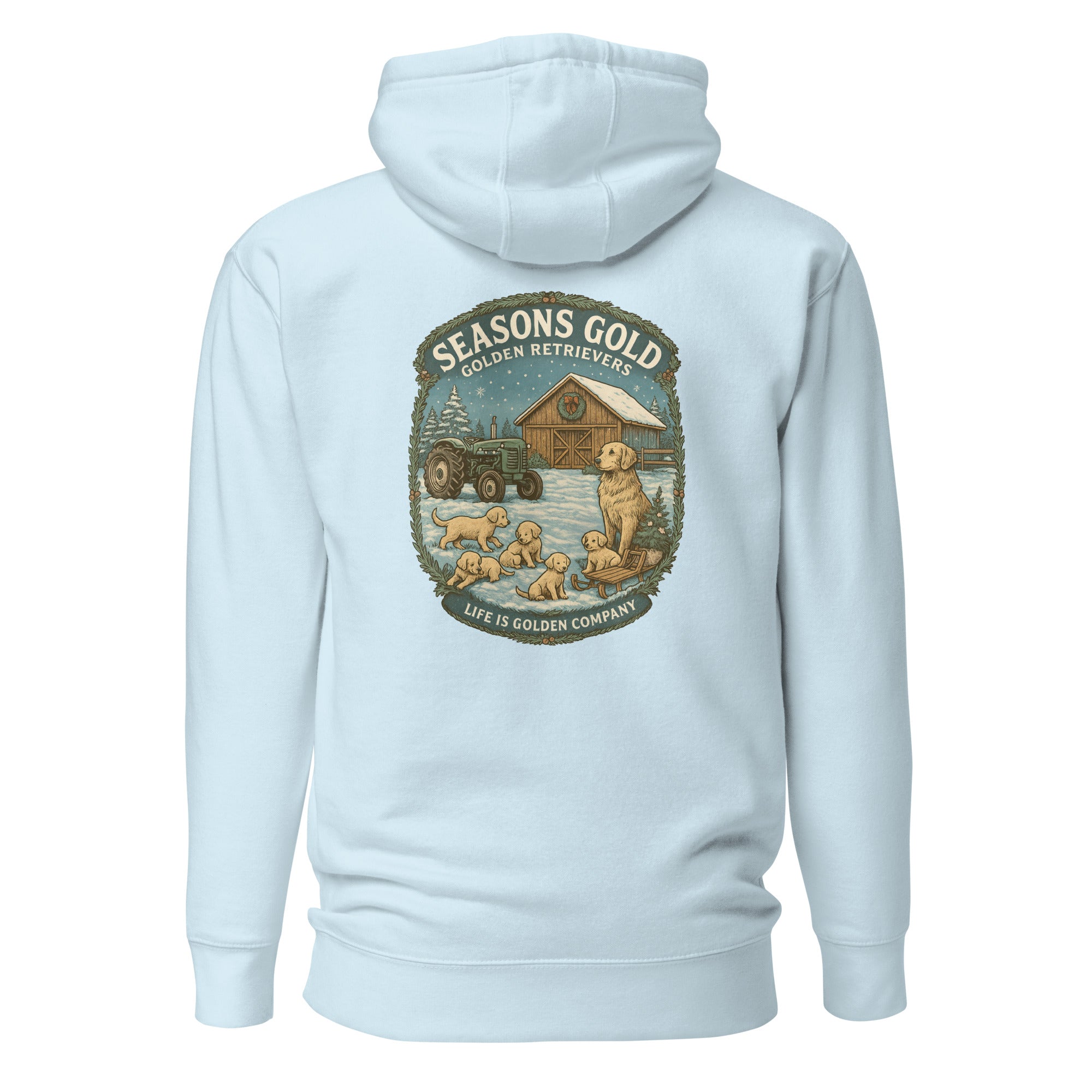 Seasons Gold Winter Unisex Hoodie
