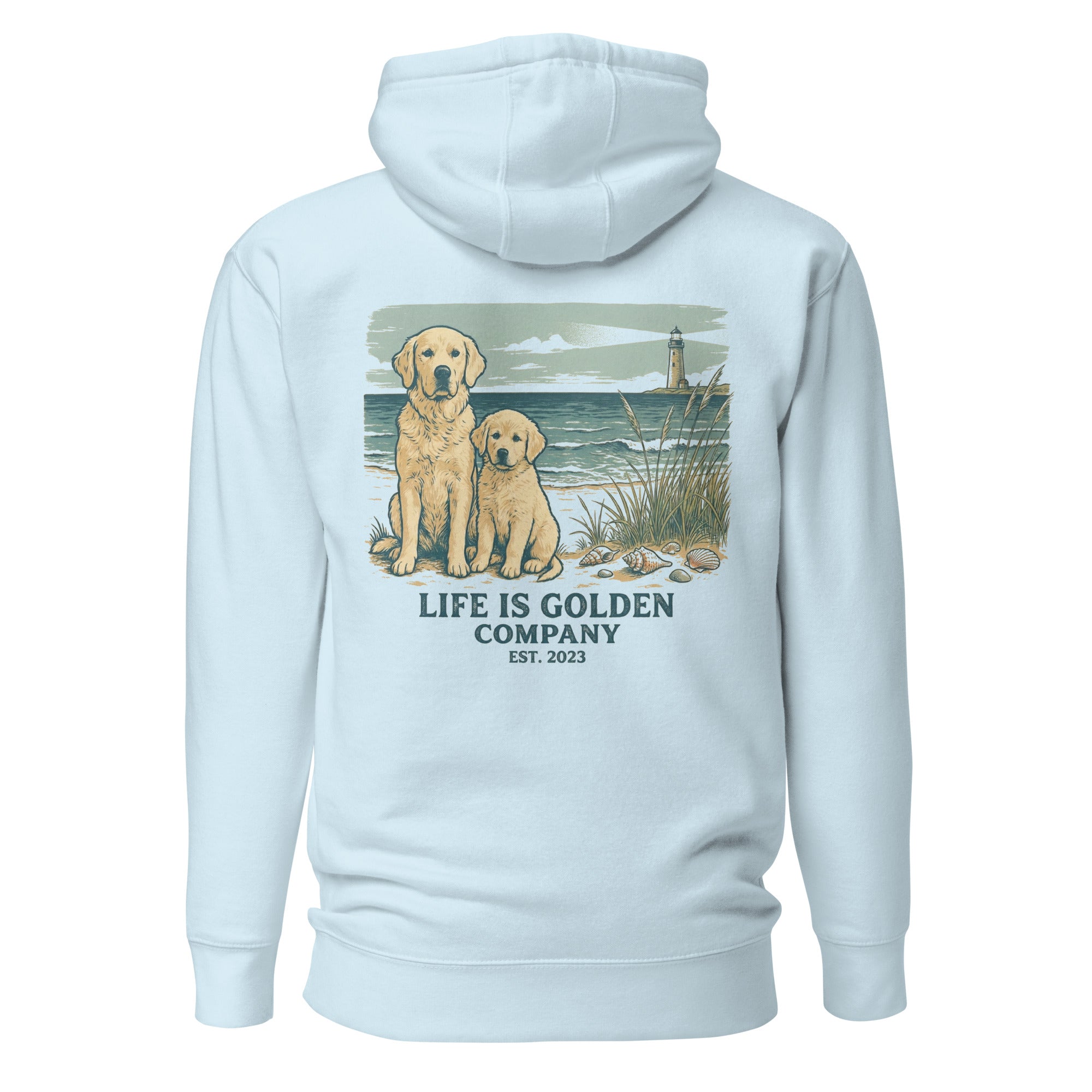 Beach Day Pups Unisex Hoodie
