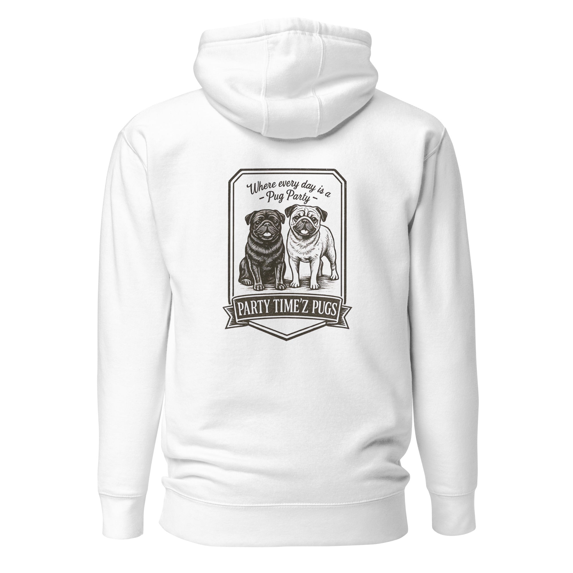 Party Time'Z Pugs Unisex Hoodie