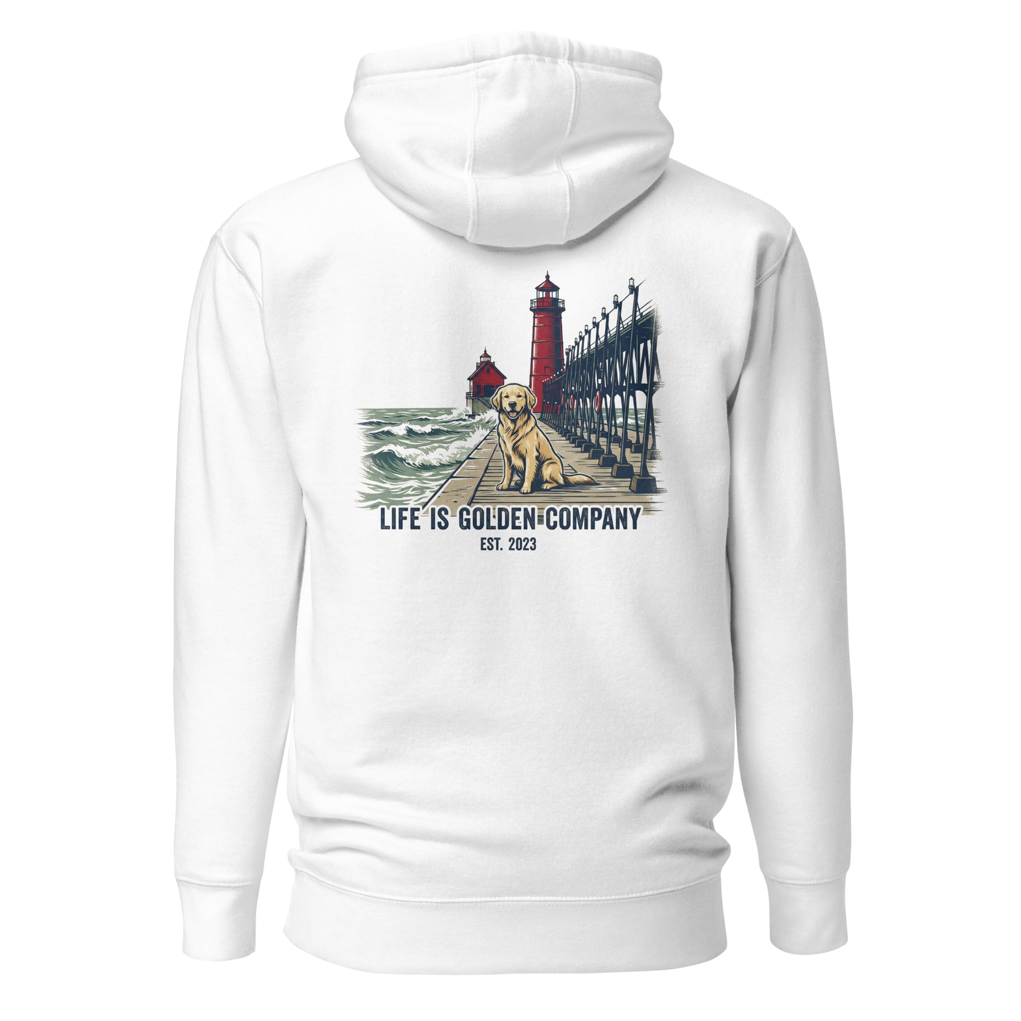 Pier Pup Unisex Hoodie