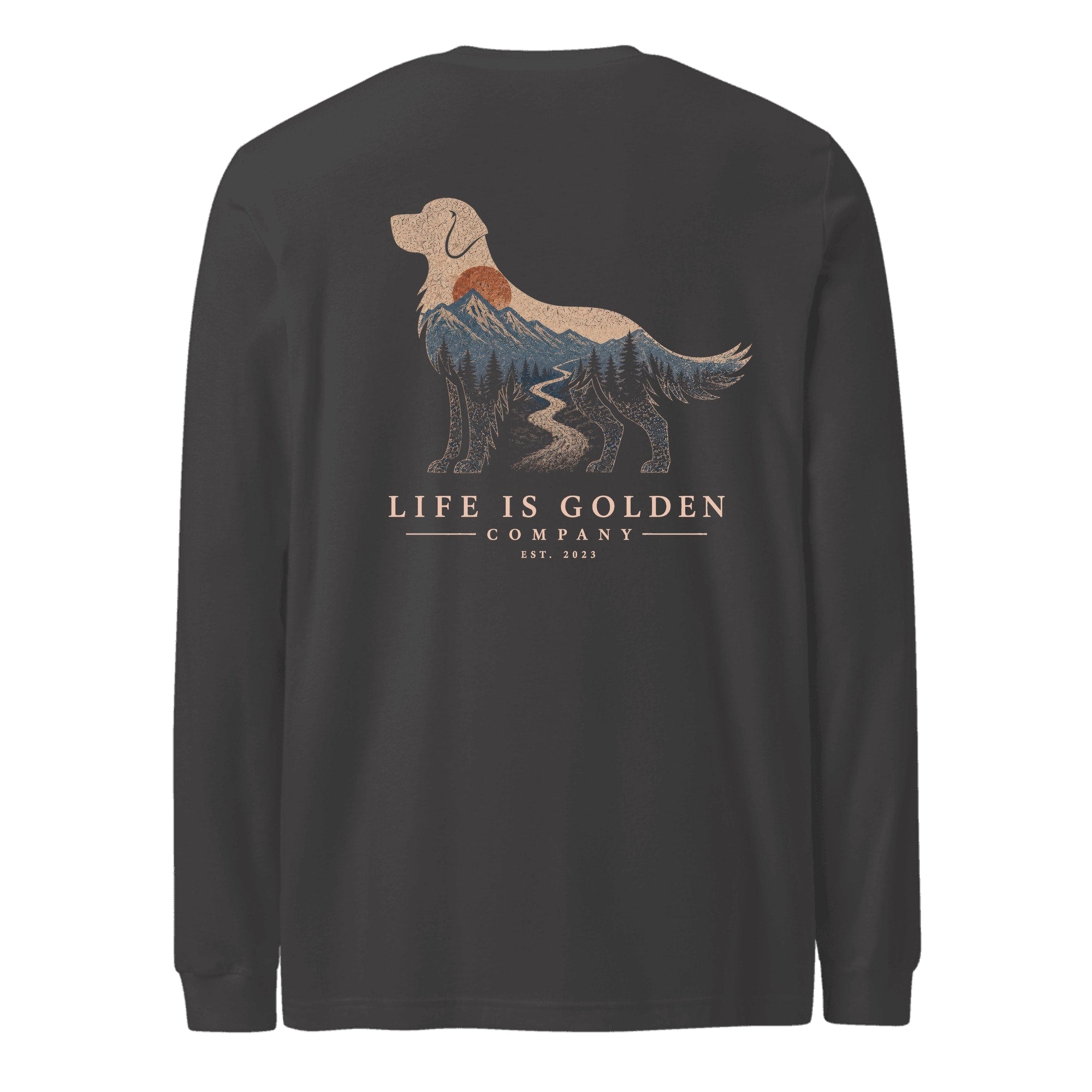 The High Country Golden Long Sleeve — Dark Grey Heather