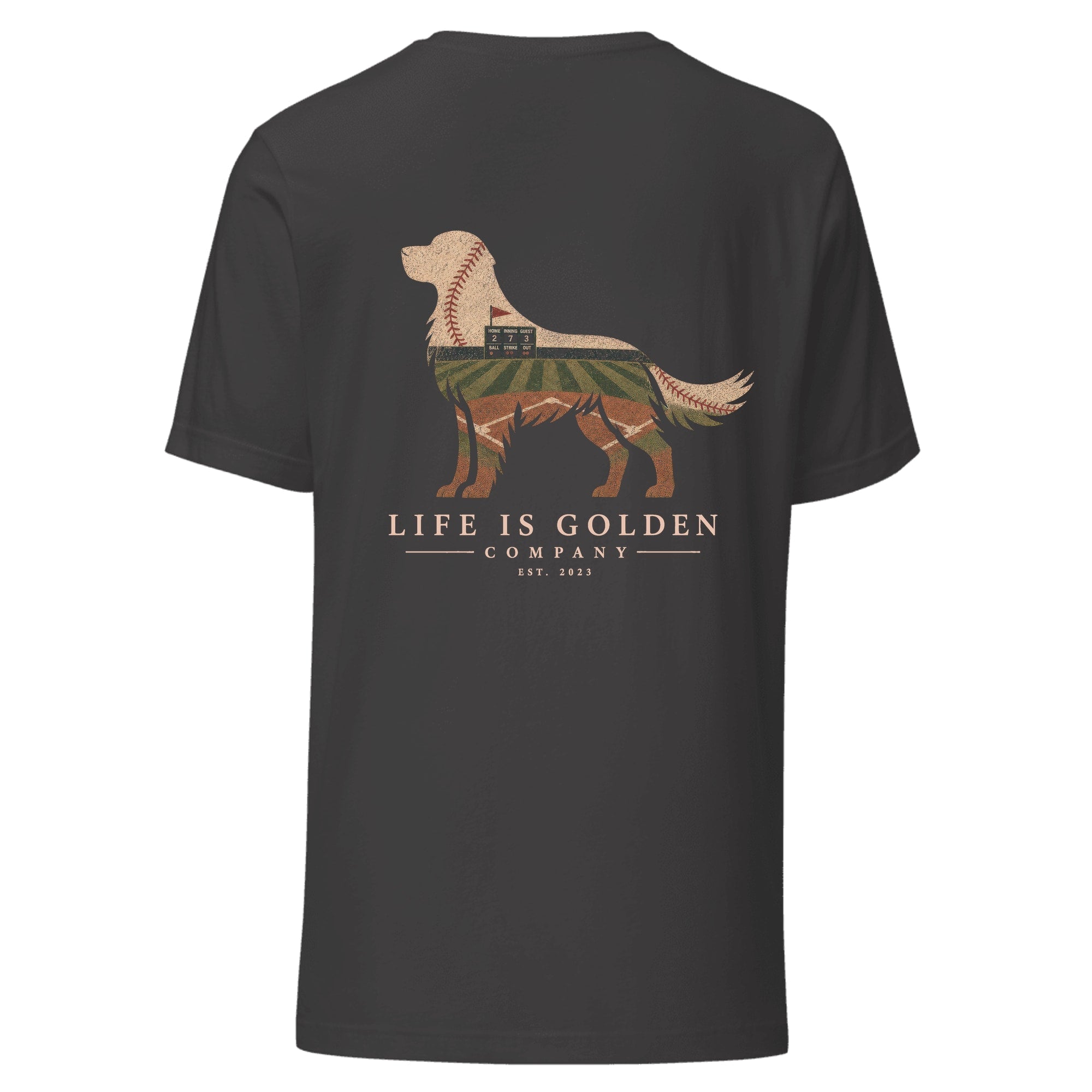 The Home Team Golden Tee — Dark Grey Heather