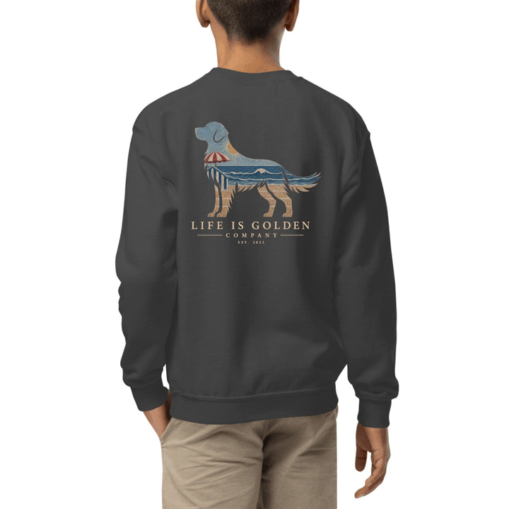 The Beach Day Golden Youth Crewneck