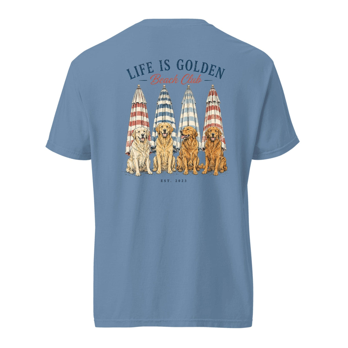 The Umbrella Line Heavyweight Tee — Denim