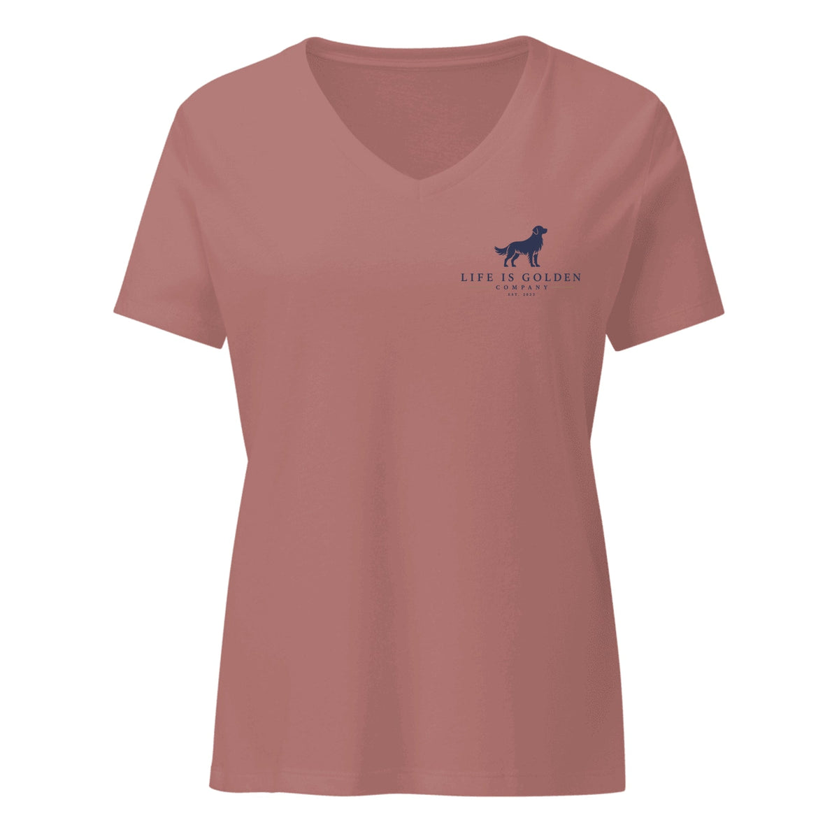 Beach Bag Nap Women’s V-Neck — Heather Mauve (front)