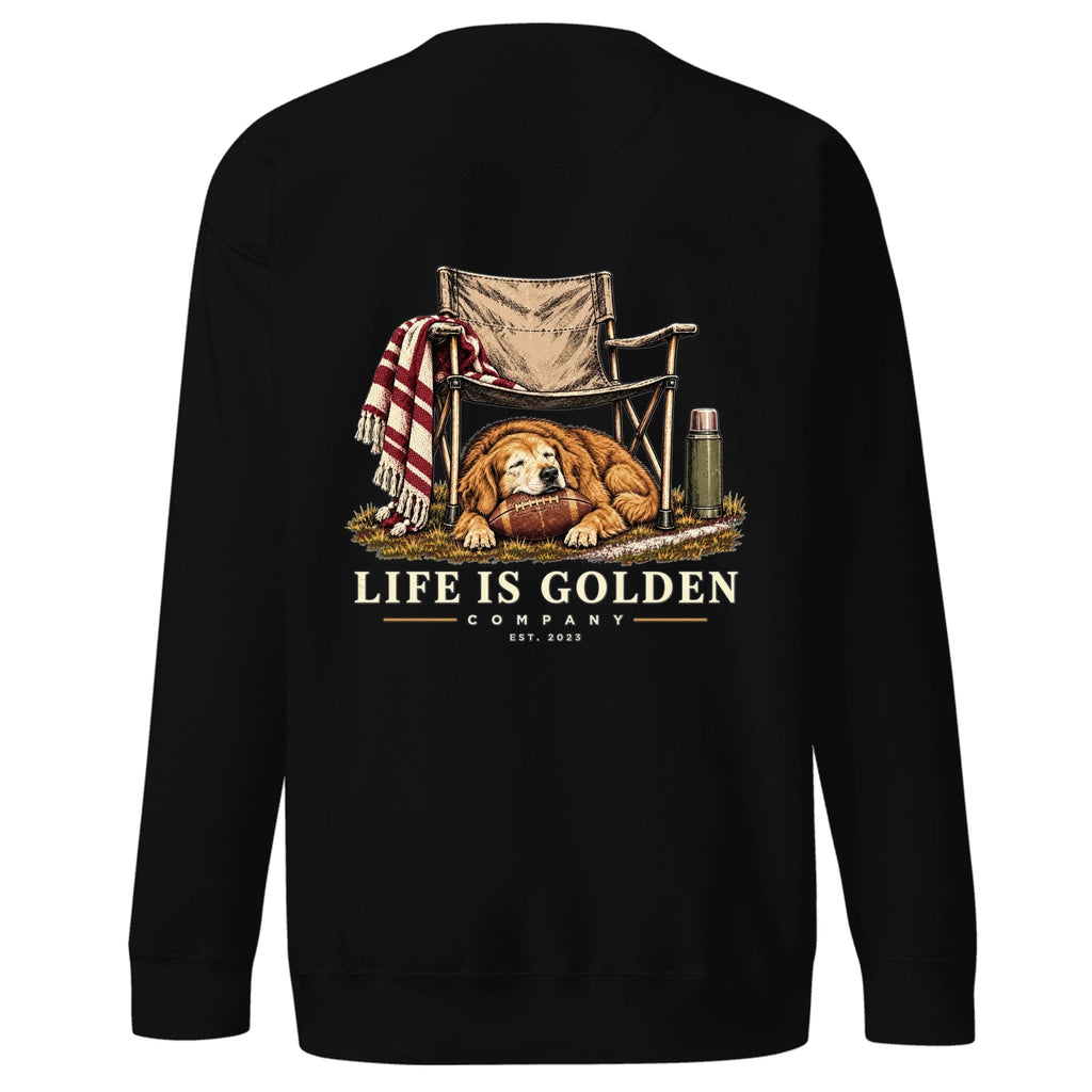 Camp Chair Companion Crewneck — Black