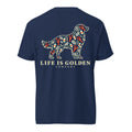 Coastal Catch Heavyweight Tee — True Navy