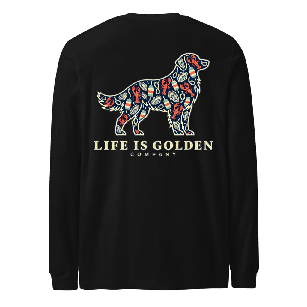 Coastal Catch Long-Sleeve — Black