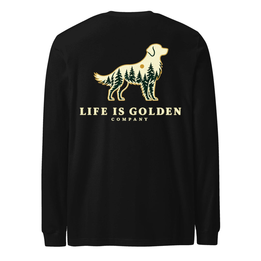 Forest Golden Long-Sleeve — Black