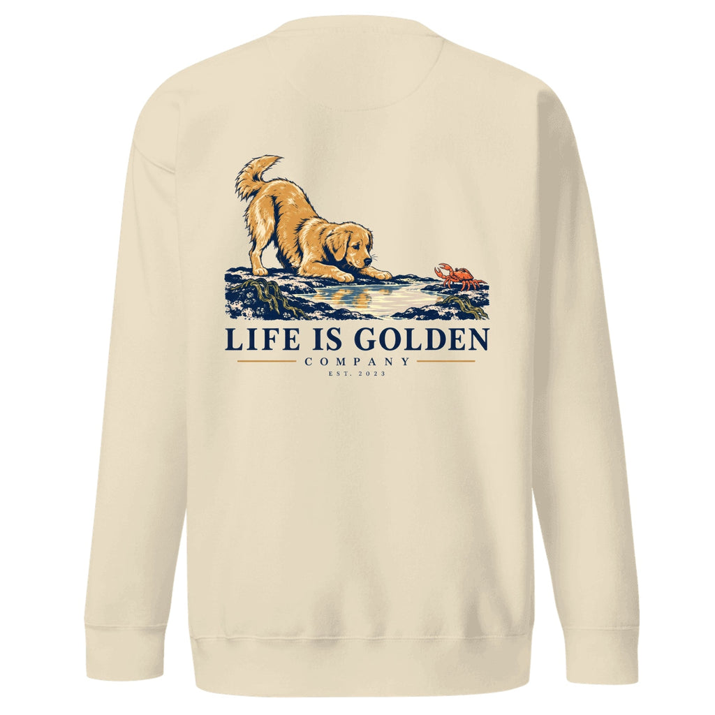 Low Tide Play Crewneck — Bone