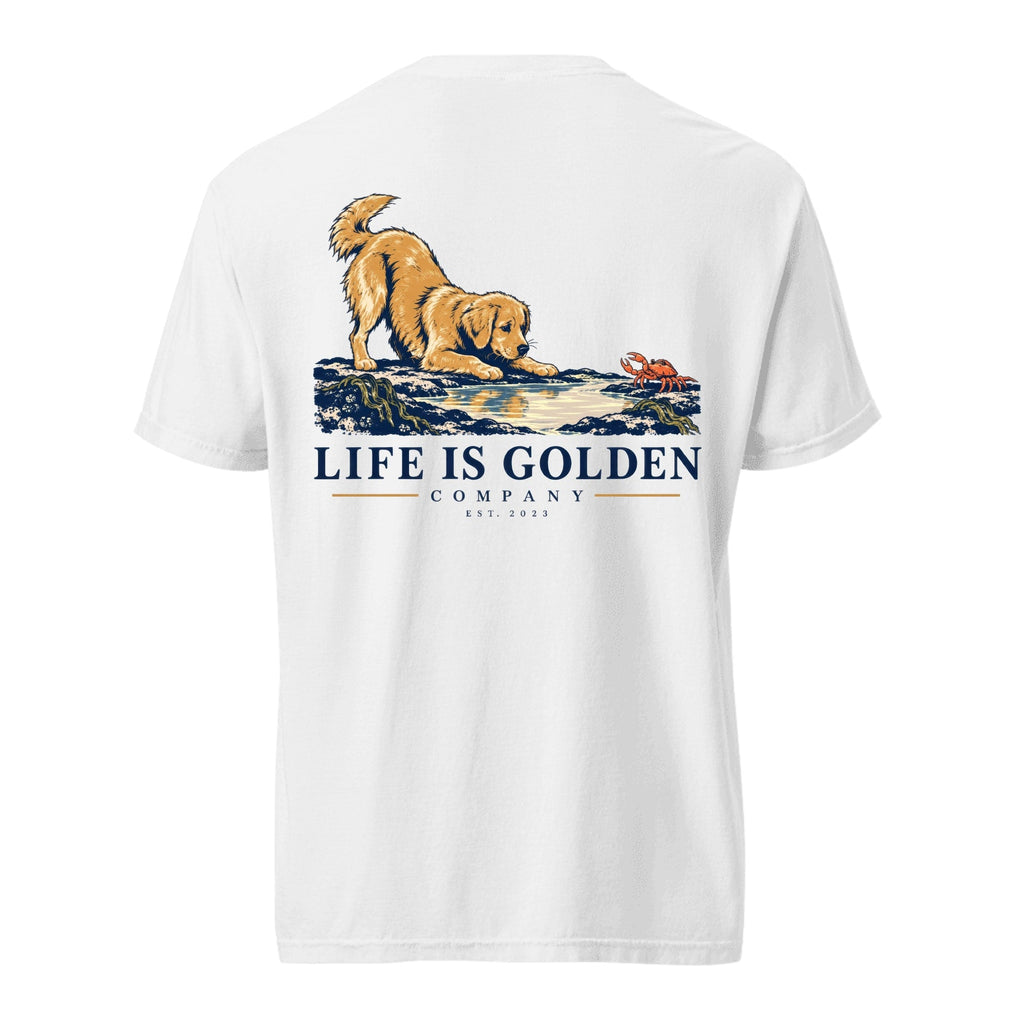 Low Tide Play Heavyweight Tee — White
