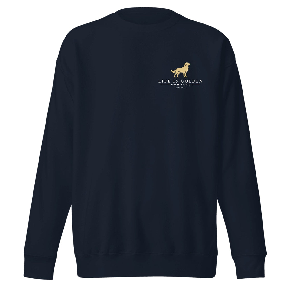 Mixed Doubles Crewneck — Navy Blazer (front)