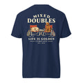 Mixed Doubles Heavyweight Tee — True Navy