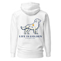 Mountain Golden Hoodie — White