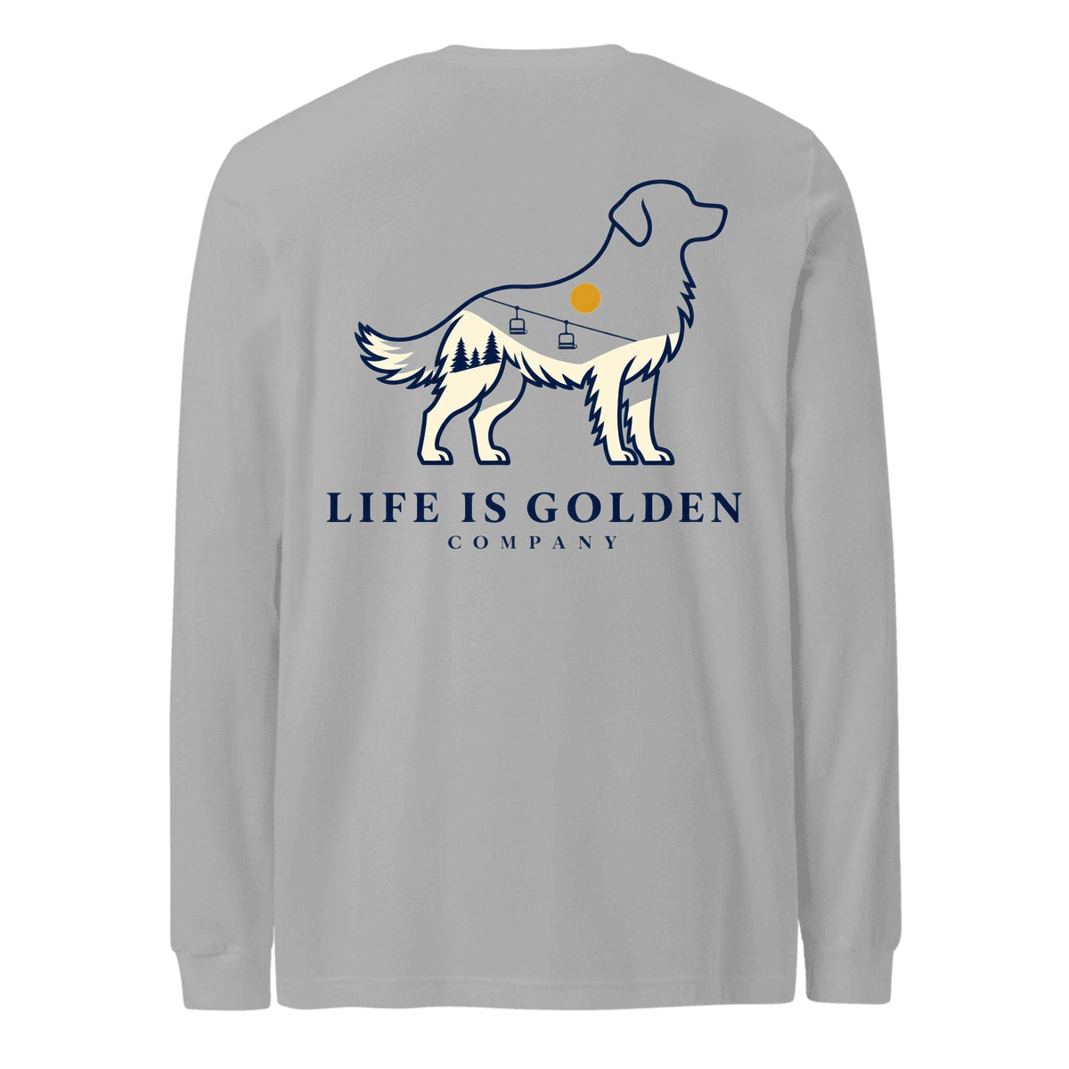 Mountain Golden Long-Sleeve — Athletic Heather