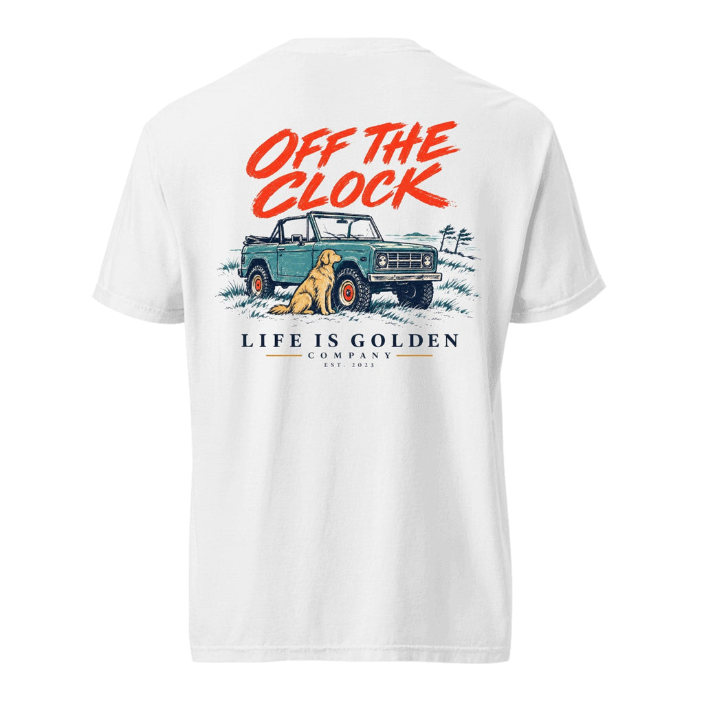 Off the Clock Heavyweight Tee — White