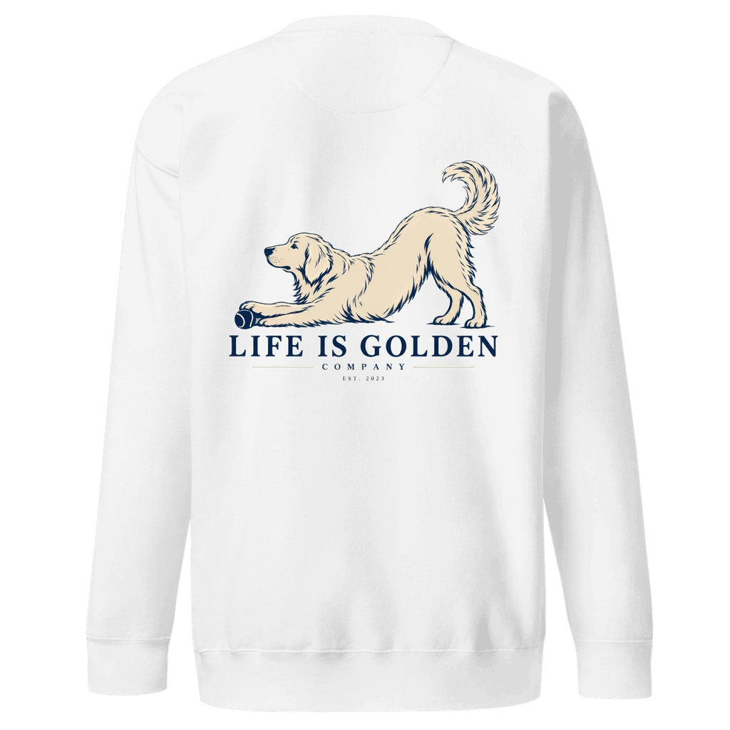 Play Bow Crewneck — White