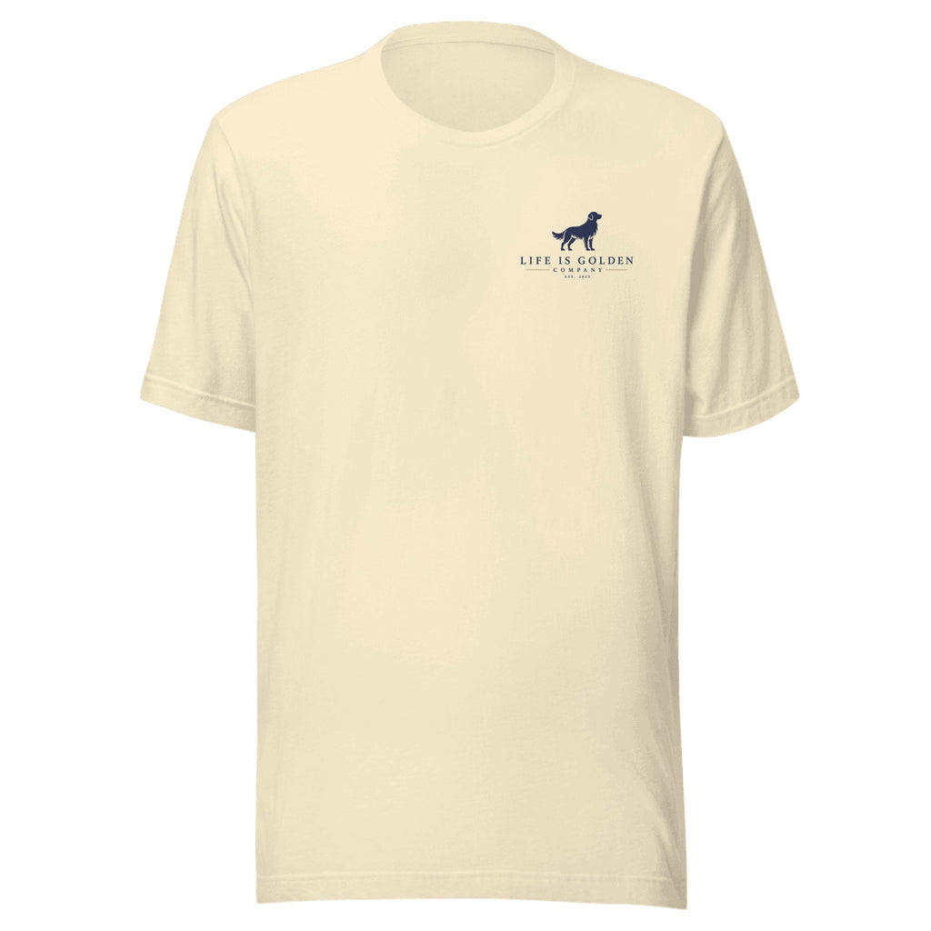 The Bench Boss Tee — Natural (front)