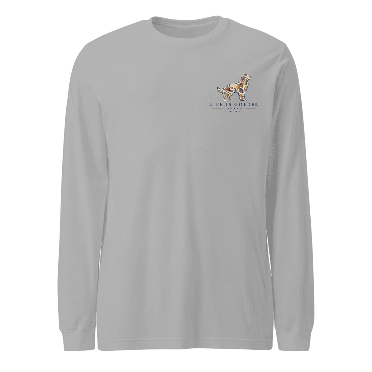 The Cider Run Long-Sleeve — Athletic Heather (front)