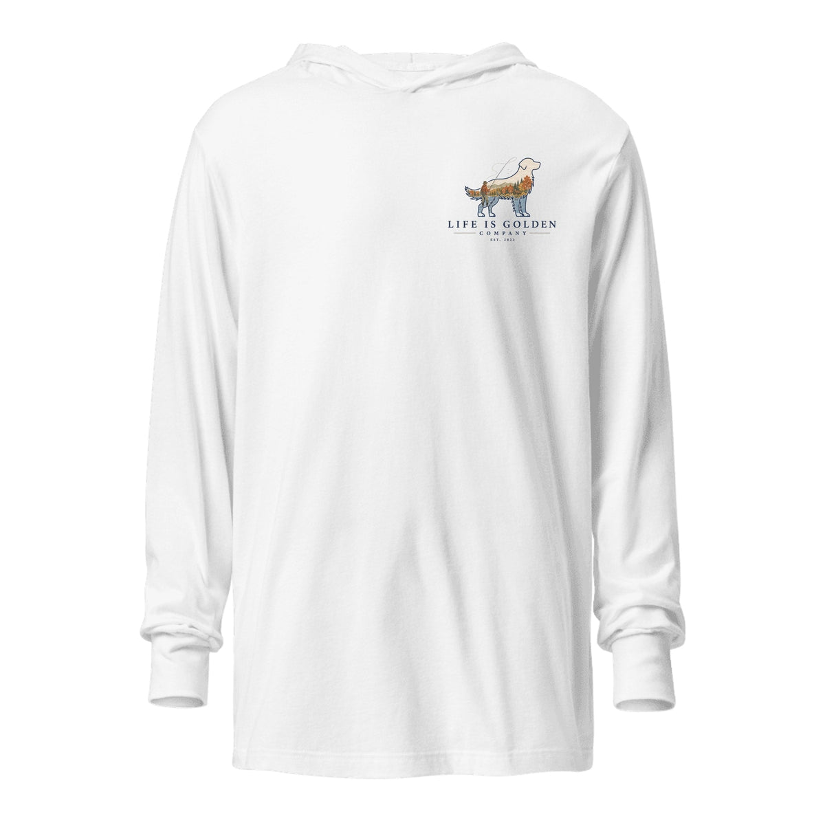 The Fly Line — White (front)