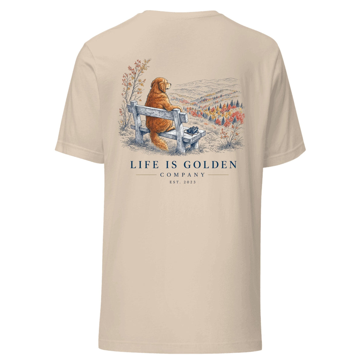The Leaf Peeper Tee — Soft Cream