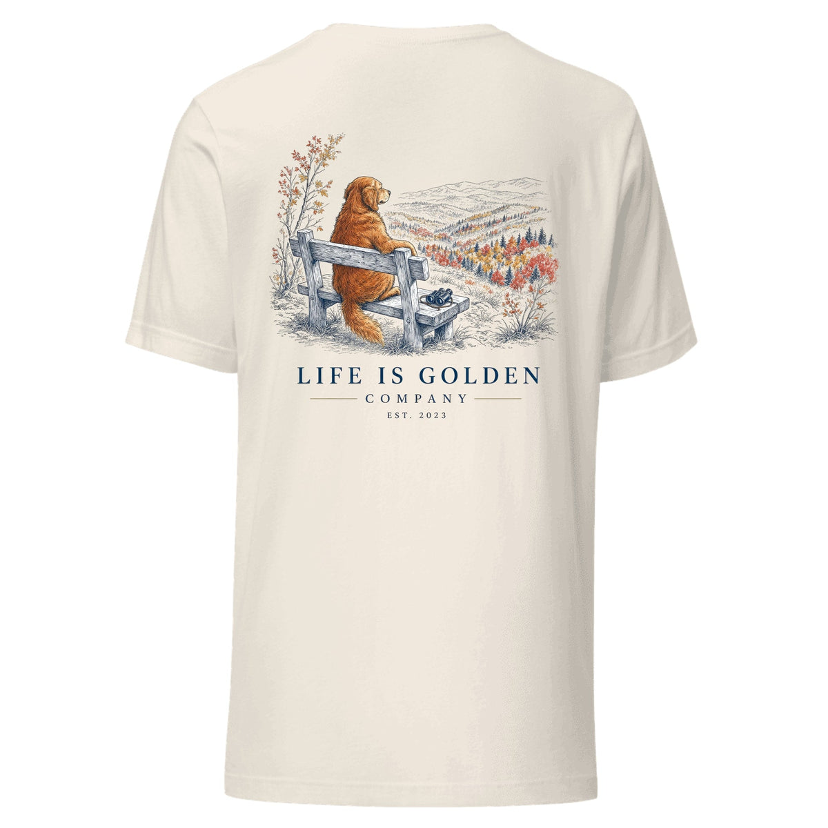 The Leaf Peeper Tee — Vintage White