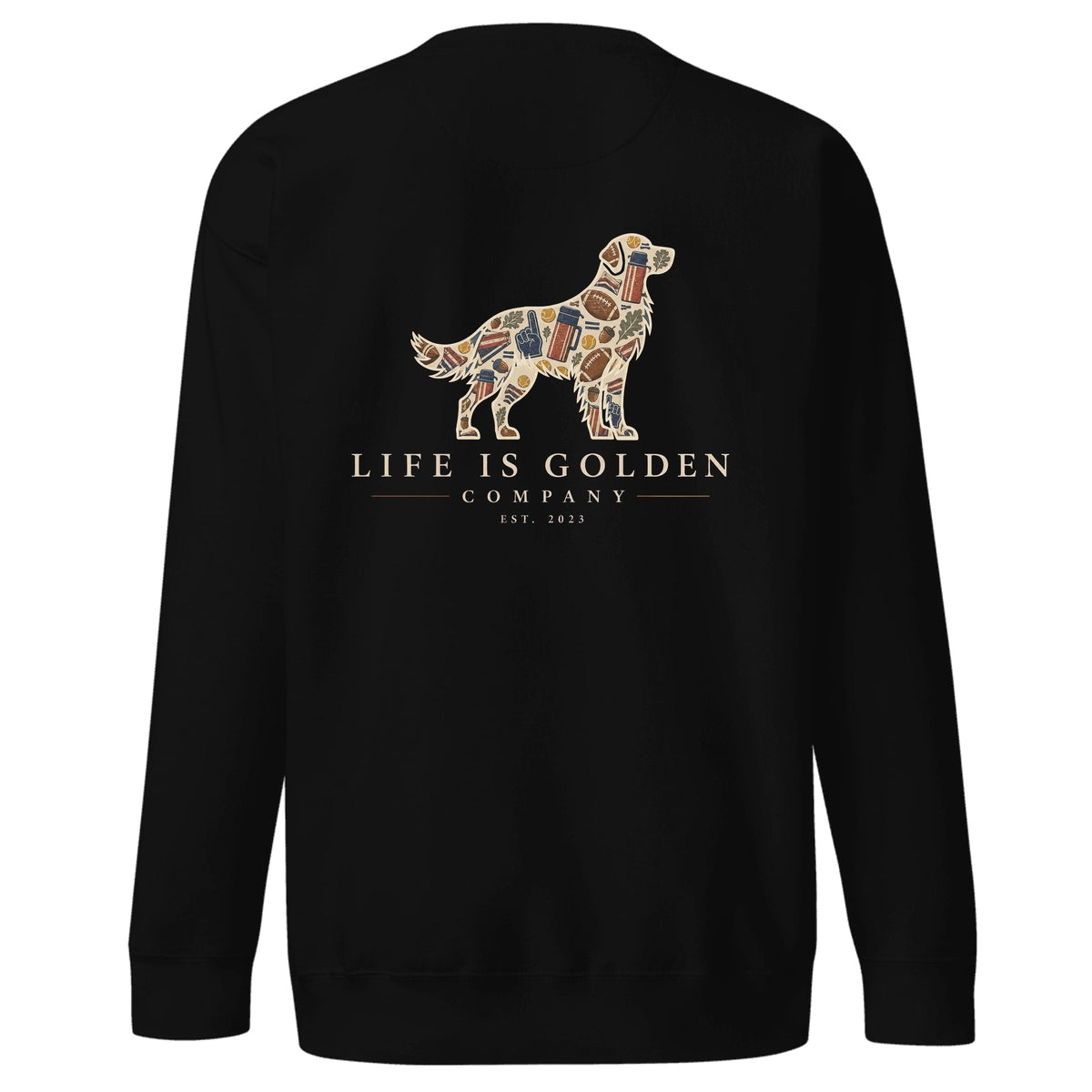 The Tailgate Crewneck — Black