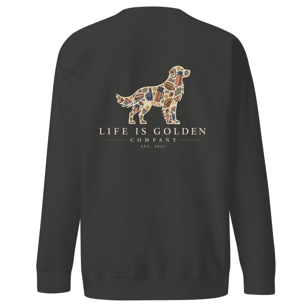 The Tailgate Crewneck — Charcoal Heather