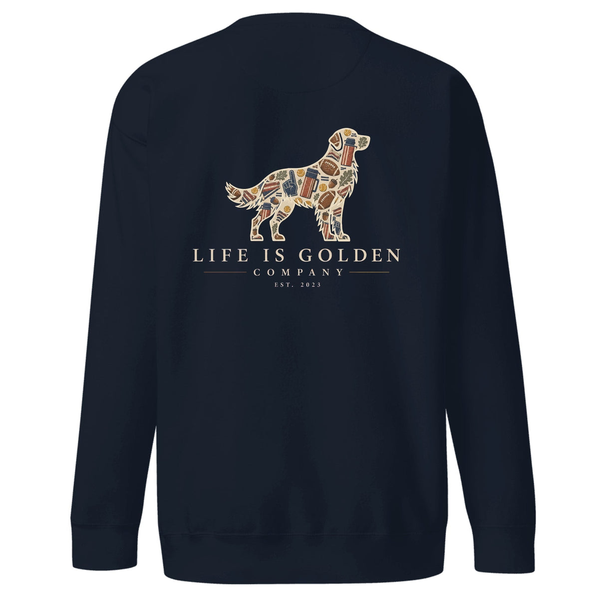 The Tailgate Crewneck — Navy Blazer