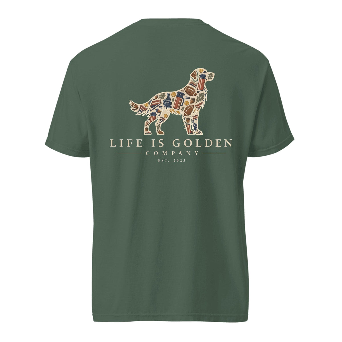The Tailgate Heavyweight Tee — Blue Spruce