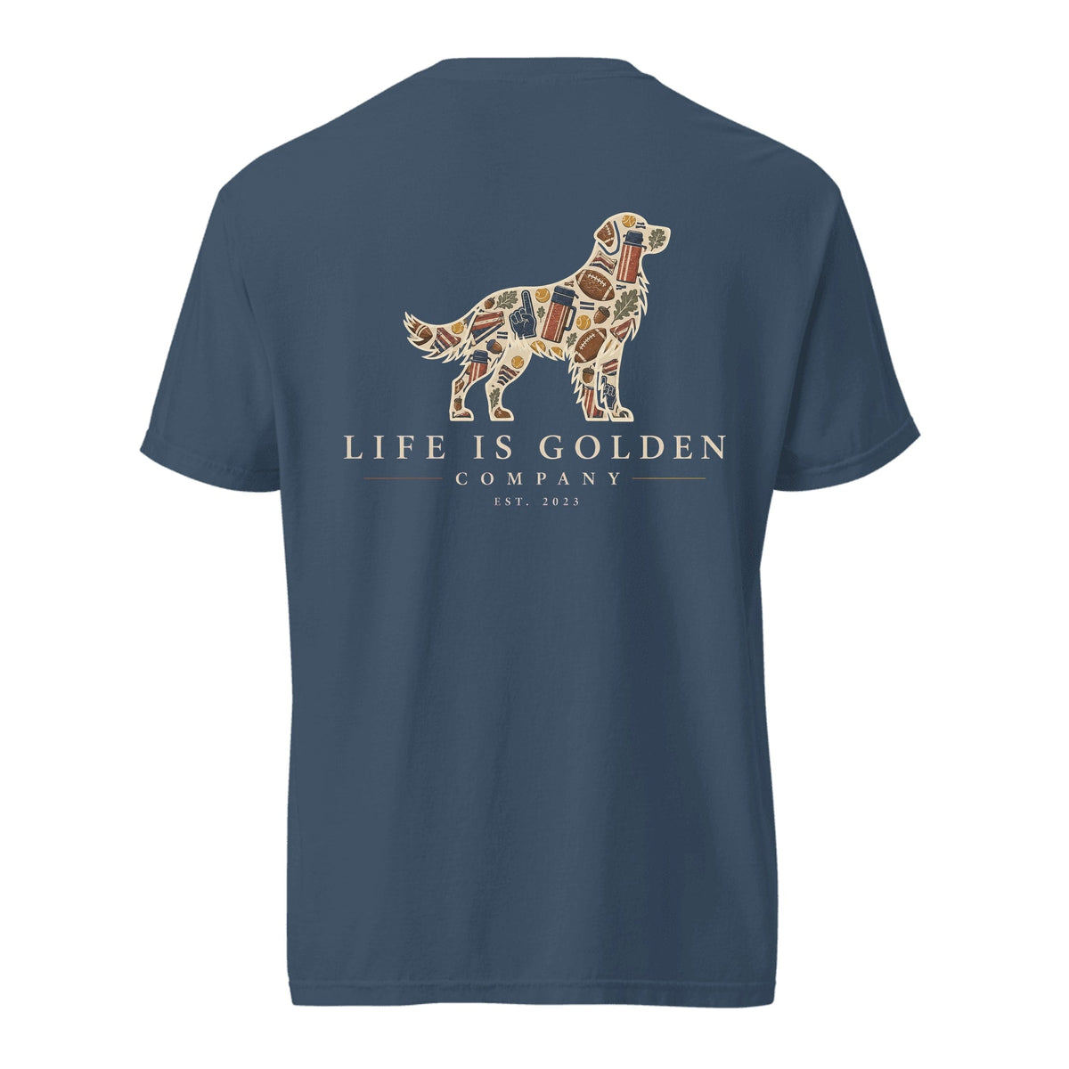 The Tailgate Heavyweight Tee — Midnight