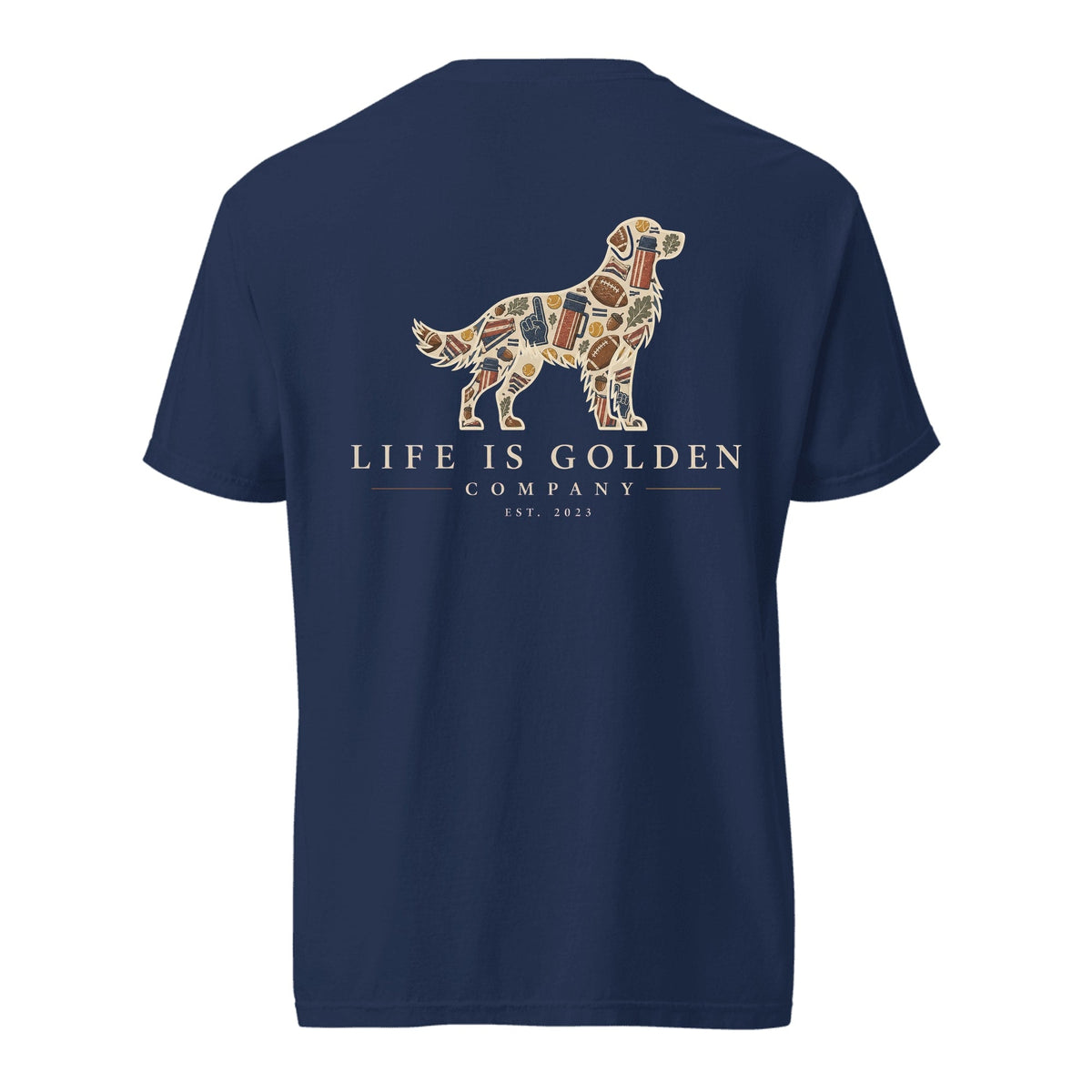 The Tailgate Heavyweight Tee — True Navy