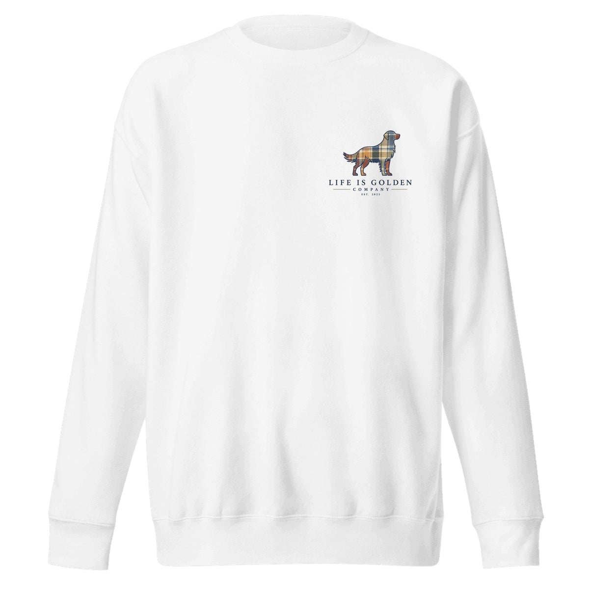 The Tartan — White (front)