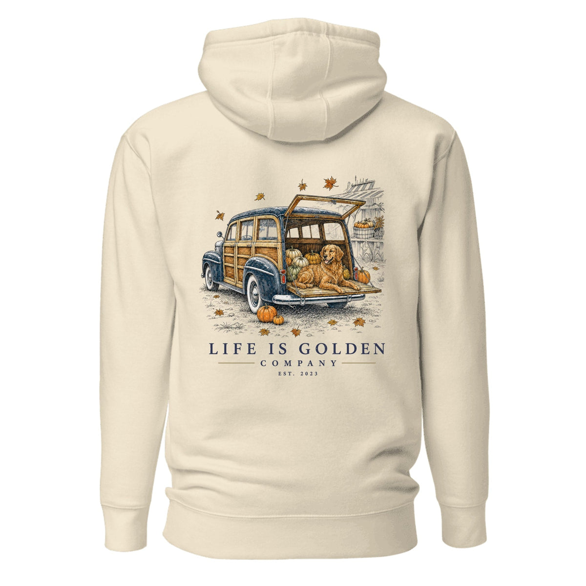The Woody Hoodie — Bone