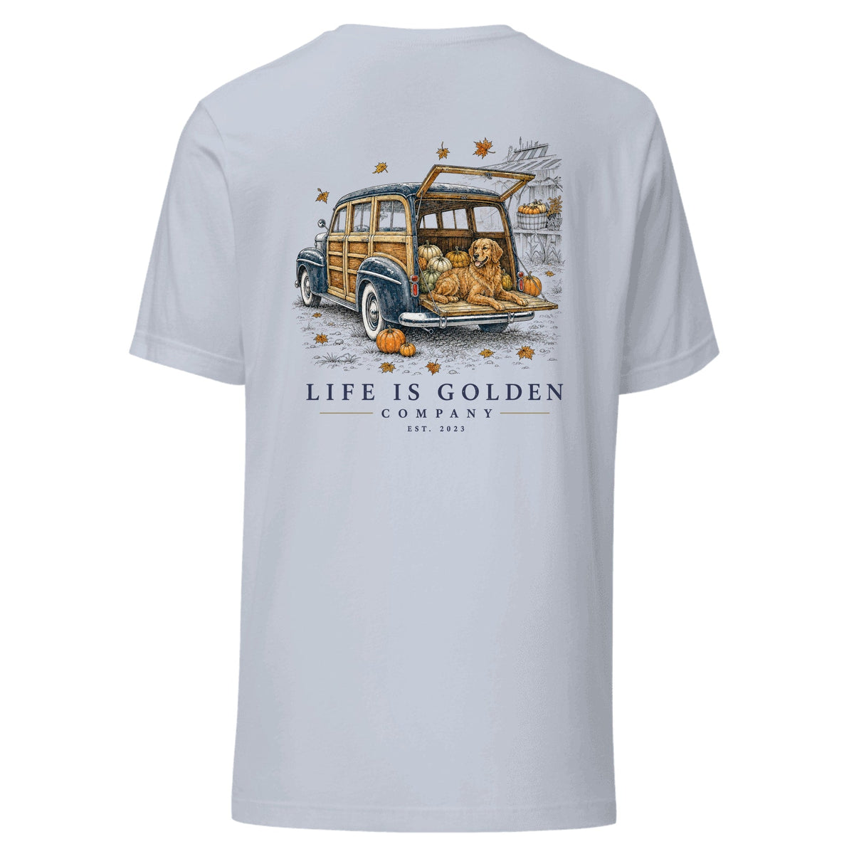 The Woody Tee — Light Blue
