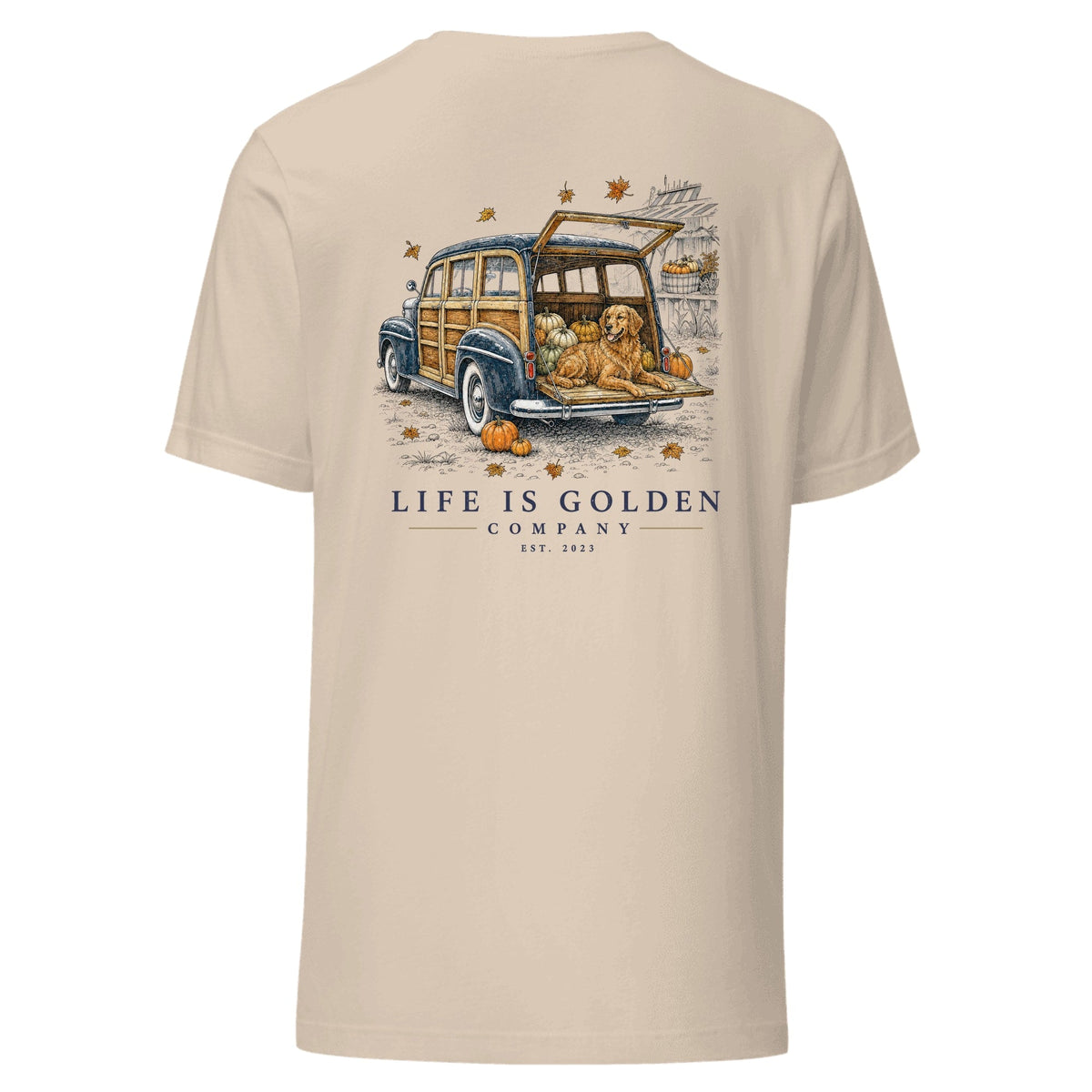 The Woody Tee — Soft Cream