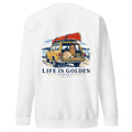 Wagon Weekend Crewneck — White