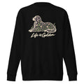 Wildflower Golden Crewneck — Black