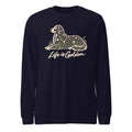 Wildflower Golden Long-Sleeve — Navy