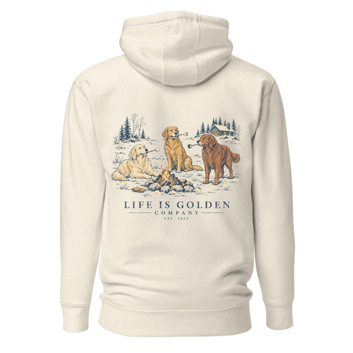 Toasted Goldens Hoodie — Oatmeal Heather