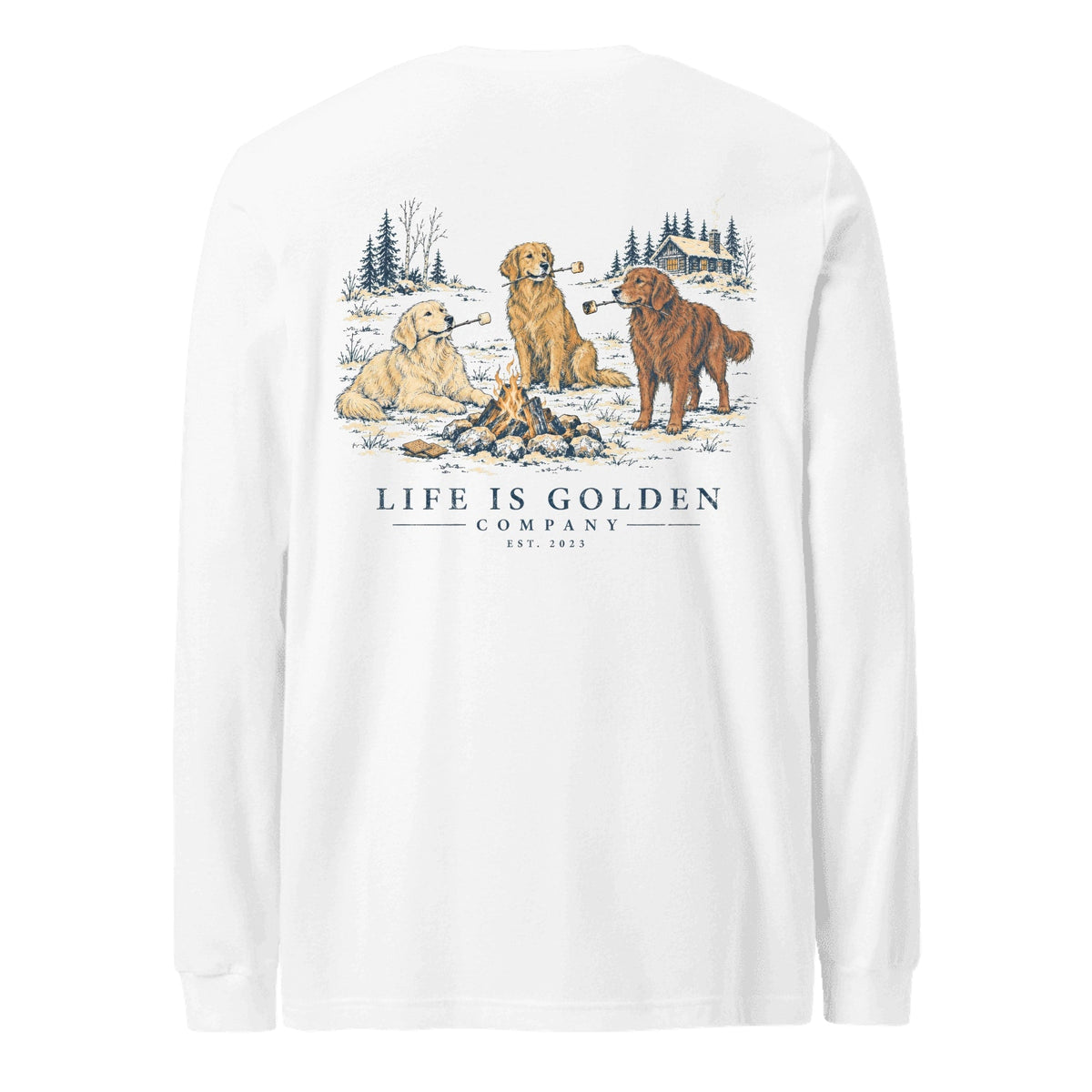 Toasted Goldens Long-Sleeve — White