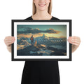 Golden Summit Framed Print
